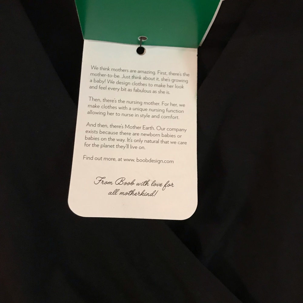 BOOB DESIGN black breastfeeding nursing dress - Picture 5 of 7